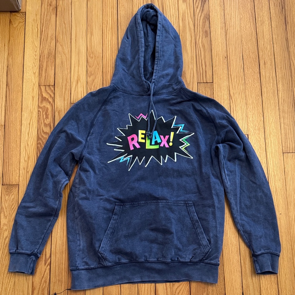 Colleen Ballinger and Erik Relax Podcast Blue Hoodie
Merch Fanjoy!